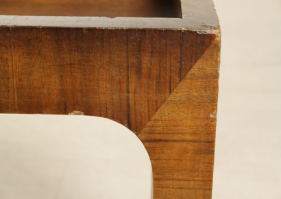 tavolino in stile decÃ², tavolino di modernariato, tavolino impiallacciato in noce rigatino, tavolino anni 30