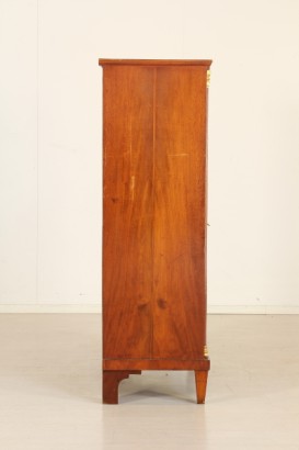 antiquariato, cassettoni, cassettone I Impero, cassettone meta 800, cassettone austria, cassettone mogano, cassettone piuma di mogano, cassettone