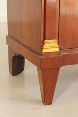 antiquariato, cassettoni, cassettone I Impero, cassettone meta 800, cassettone austria, cassettone mogano, cassettone piuma di mogano, cassettone