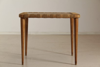 muebles retro mesa de centro, mesa de centro 40 años, mesa de centro haya, cuerda perimetral y malaca