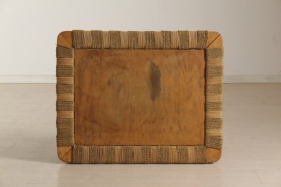 muebles retro mesa de centro, mesa de centro 40 años, mesa de centro haya, cuerda perimetral y malaca