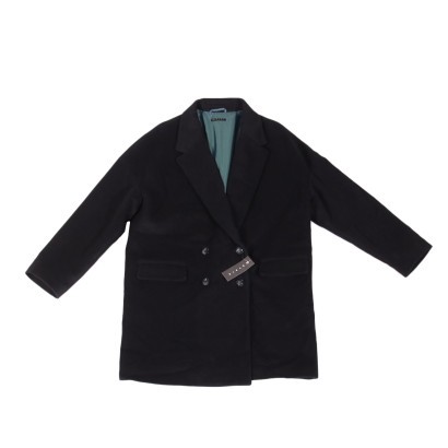 manteau oversize, sisley, manteau croisé