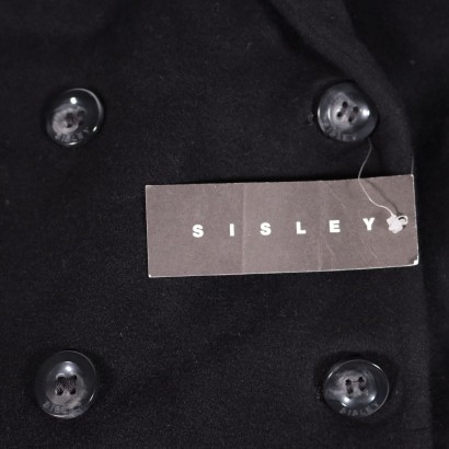 manteau oversize, sisley, manteau croisé