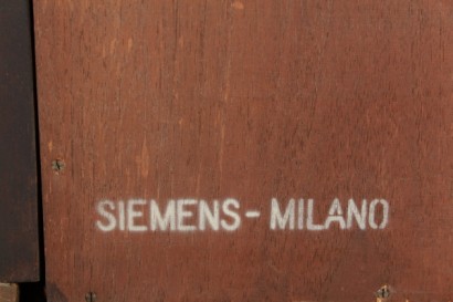Mobile radio Siemens_7703 mobile radio siemens di modernariato, radiofonografo con struttura in noce, radio e giradischi, mobile radio siemens anni 40