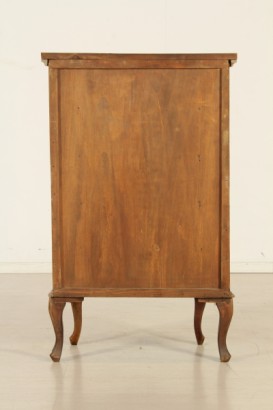 Stilvolle Möbel, Kommode, Kommode, chippendale Nussbaum Walnut Burr, Bottega del 900, Schublade die Hälfte 900, Kommode