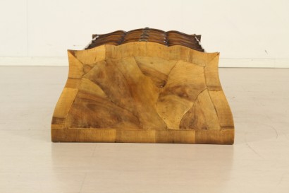Stilvolle Möbel, Kommode, Kommode, chippendale Nussbaum Walnut Burr, Bottega del 900, Schublade die Hälfte 900, Kommode