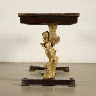 Napoleon III Coffee Table Wood Bronze Italy Third Quarter 19th Century