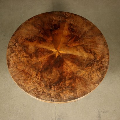 Louis Philippe Table Walnut Veneer Italy 19th Century