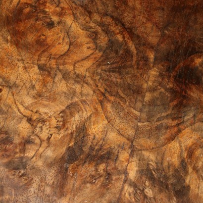 Louis Philippe Table Walnut Veneer Italy 19th Century
