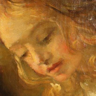 arte, arte italiana, pittura antica italiana,Giacobbe Benedice i Figli di Giuseppe,Giacobbe benedice figli di Giuseppe