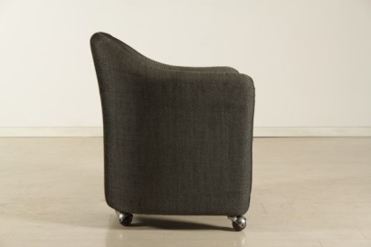 Armchair Tafesse PS 142_7764 armchair tafesse ps142, armchair ps142 eugenio gerli, metal frame, padding in polyurethane foam, fabric cover