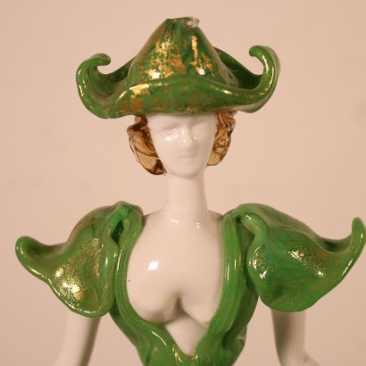 modernariato, modernariato di design, scultura, scultura modernariato, scultura di modernariato, scultura italiana, scultura vintage, scultura anni '60, scultura design anni 60,Statua Figura Femminile in Vetro di Mu