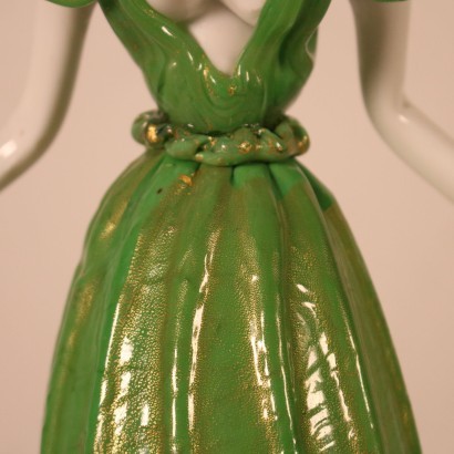 modernariato, modernariato di design, scultura, scultura modernariato, scultura di modernariato, scultura italiana, scultura vintage, scultura anni '60, scultura design anni 60,Statua Figura Femminile in Vetro di Mu