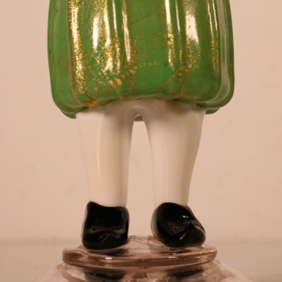modernariato, modernariato di design, scultura, scultura modernariato, scultura di modernariato, scultura italiana, scultura vintage, scultura anni '60, scultura design anni 60,Statua Figura Femminile in Vetro di Mu
