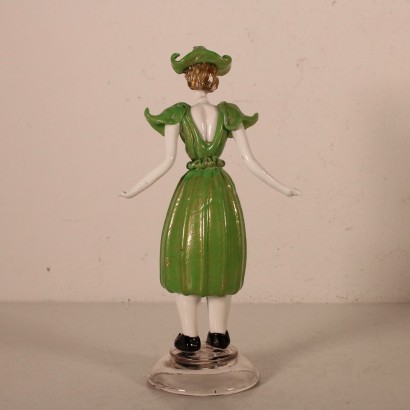 modernariato, modernariato di design, scultura, scultura modernariato, scultura di modernariato, scultura italiana, scultura vintage, scultura anni '60, scultura design anni 60,Statua Figura Femminile in Vetro di Mu