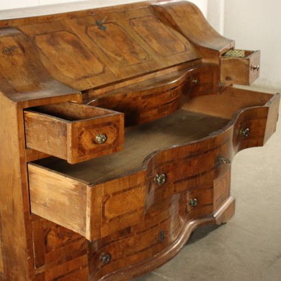 antiquariato, ribalta, antiquariato ribalte, ribalta antica, ribalta antica italiana, ribalta di antiquariato, ribalta neoclassica, ribalta del 800,Ribalta Barocchetta Alto Veneto
