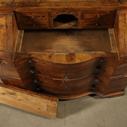 antiquariato, ribalta, antiquariato ribalte, ribalta antica, ribalta antica italiana, ribalta di antiquariato, ribalta neoclassica, ribalta del 800,Ribalta Barocchetta Alto Veneto