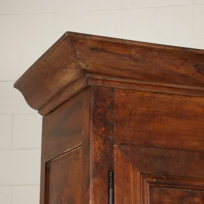 French Cupboard with Extention Walnut Pine France 19th Century
