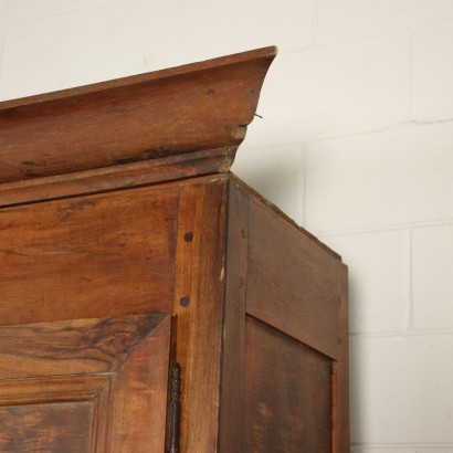 French Cupboard with Extention Walnut Pine France 19th Century