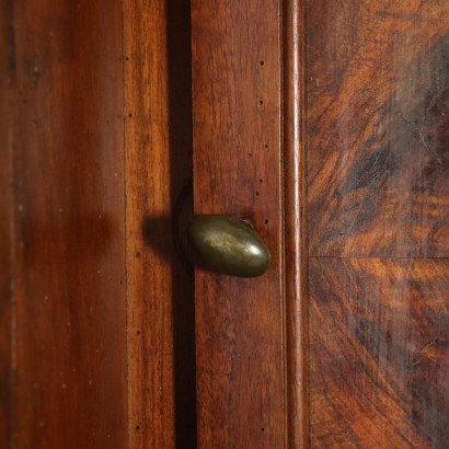 French Cupboard with Extention Walnut Pine France 19th Century