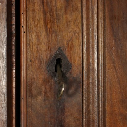 French Cupboard with Extention Walnut Pine France 19th Century