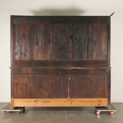 French Cupboard with Extention Walnut Pine France 19th Century