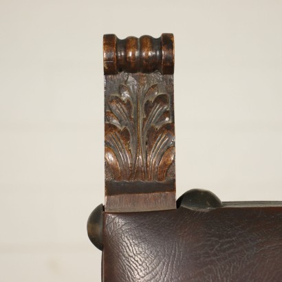 antiquariato, poltrona, antiquariato poltrone, poltrona antica, poltrona antica italiana, poltrona di antiquariato, poltrona neoclassica, poltrona del 800,Coppia di Poltrone in Stile Neorinascime