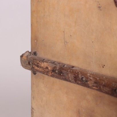 Coffre Armoire Vintage Au Départ Cuir - France Années 1910-1920