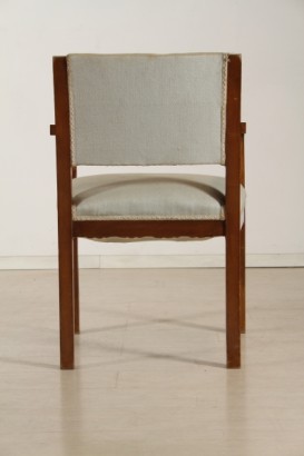 30-40 ans de fauteuil moderne, fauteuil, structure en hêtre, rembourrage, revêtue en tissu