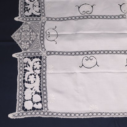 Falx Tablecloth With 12 Napkins 20th Century
