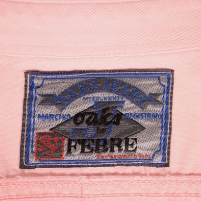 Vintage Ferrè Pink Denim Dress Milan Italy 1980s