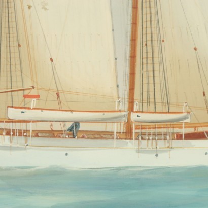 Antonio De Simone Gouache On Paper