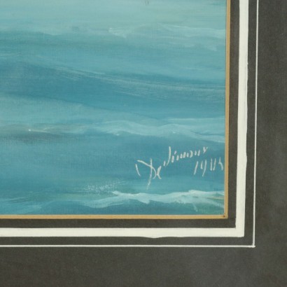 Antonio De Simone Gouache On Paper