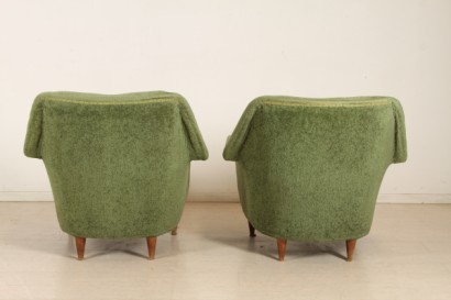 zwei Sessel der moderne, 50 Jahre Schaum Stühle, Stoff