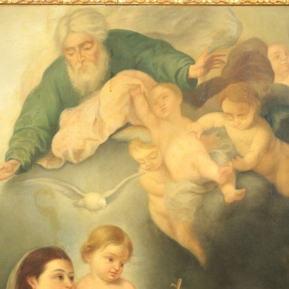 arte, arte italiana, pittura antica italiana,Madonna con Bambino S. Giovannino e S.,Bartolomé Esteban Murillo