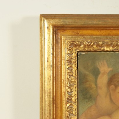 arte, arte italiana, pittura antica italiana,Madonna con Bambino S. Giovannino e S.,Bartolomé Esteban Murillo