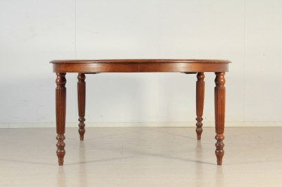 Mesa de apertura_78841 mesa de estilo neoclásico, mesa de caoba maciza, siglo XX