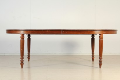 Mesa de apertura_78842 mesa de estilo neoclásico, mesa de caoba maciza, siglo XX