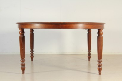 Mesa de apertura_78843 mesa de estilo neoclásico, mesa de caoba maciza, siglo XX