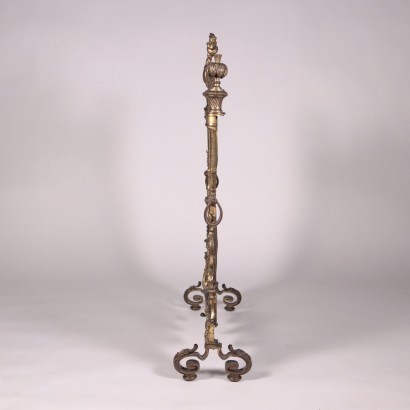 Parascintille da Camino in Bronzo Dorato