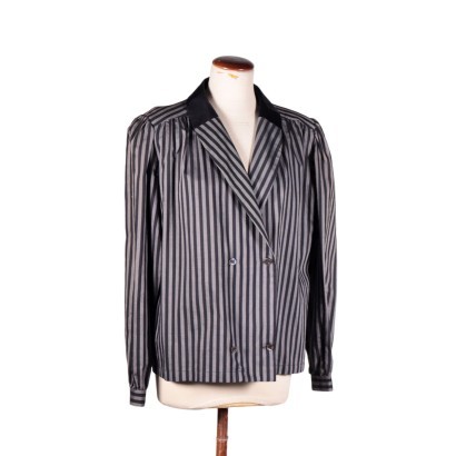 #vintage #abbigliamentovintage #abitivintage #vintagemilano #modavintage #vintageroma,Camicia a Righe Vintage Valentino