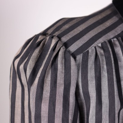 #vintage #abbigliamentovintage #abitivintage #vintagemilano #modavintage #vintageroma,Camicia a Righe Vintage Valentino
