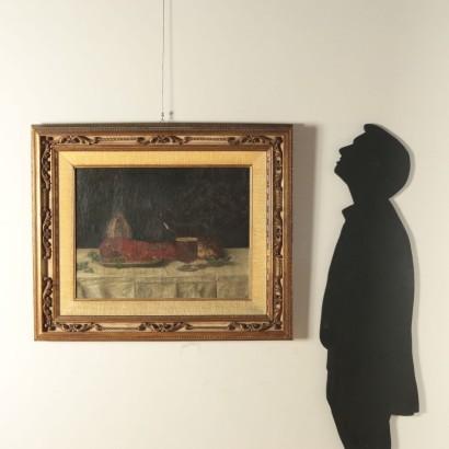 arte, arte italiana, pittura antica italiana,Natura Morta con Aragosta