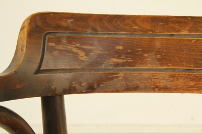 Poltroncina Fischel_78964 antiquariato, poltroncina liberty, poltrona in faggio, fischel