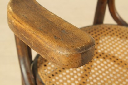 Poltroncina Fischel_78965 antiquariato, poltroncina liberty, poltrona in faggio, fischel