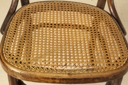 Poltroncina Fischel_78966 antiquariato, poltroncina liberty, poltrona in faggio, fischel