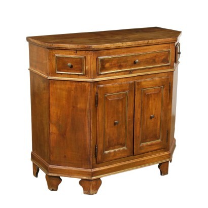 antiquariato, credenza, antiquariato credenza, credenza antica, credenza antica italiana, credenza di antiquariato, credenza neoclassica, credenza del 800,Credenza Scantonata Lombardo Veneta