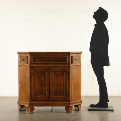 antiquariato, credenza, antiquariato credenza, credenza antica, credenza antica italiana, credenza di antiquariato, credenza neoclassica, credenza del 800,Credenza Scantonata Lombardo Veneta