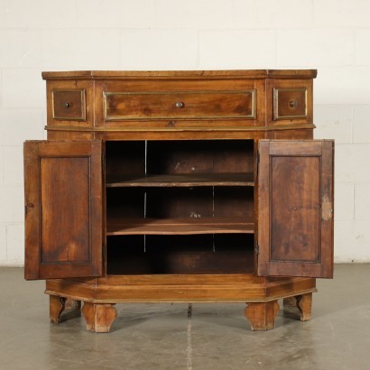 antiquariato, credenza, antiquariato credenza, credenza antica, credenza antica italiana, credenza di antiquariato, credenza neoclassica, credenza del 800,Credenza Scantonata Lombardo Veneta