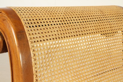 antiquités, banquette-lit, orme massif, style Empire